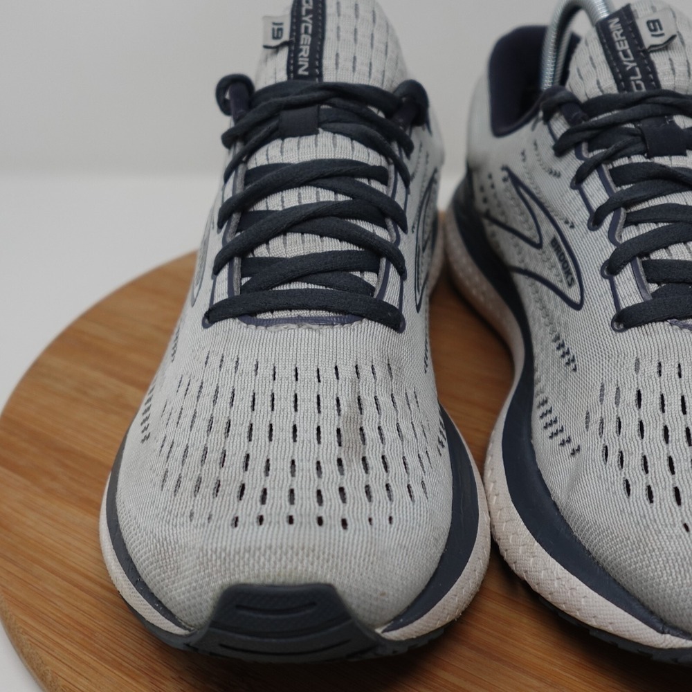 Brooks Glycerin 19 Womens Running Shoes Sneakers Size 11 B Grey Pink 1203431B110 - Picture 4 of 12